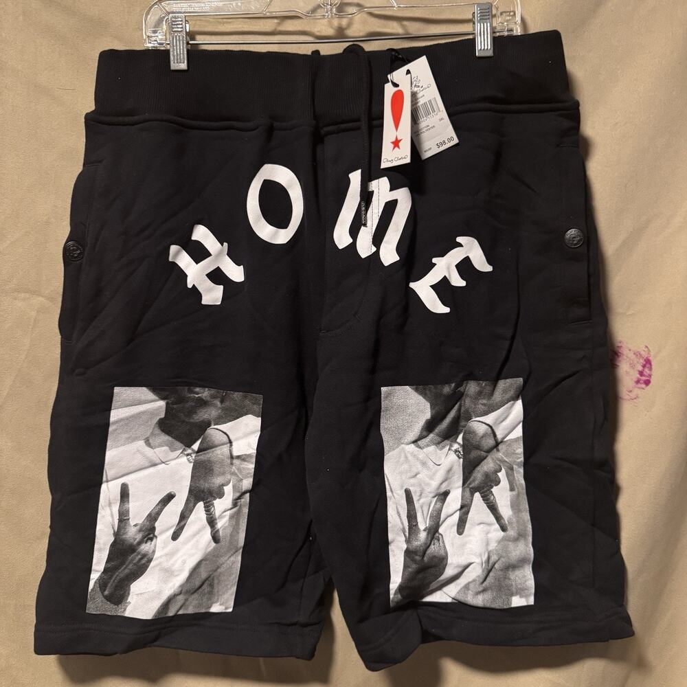 Play Cloths Men’s Jogging Shorts XXL Home Away Drawstring Pockets NWT